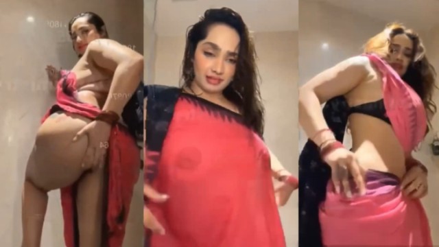Aditi Mistry Nude Full Topless Shower Live with Nipples Part 2