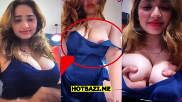 Aditi Mistry Nude live In Blue Top Released